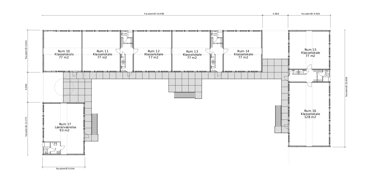 Plantegning Byens steinerskole