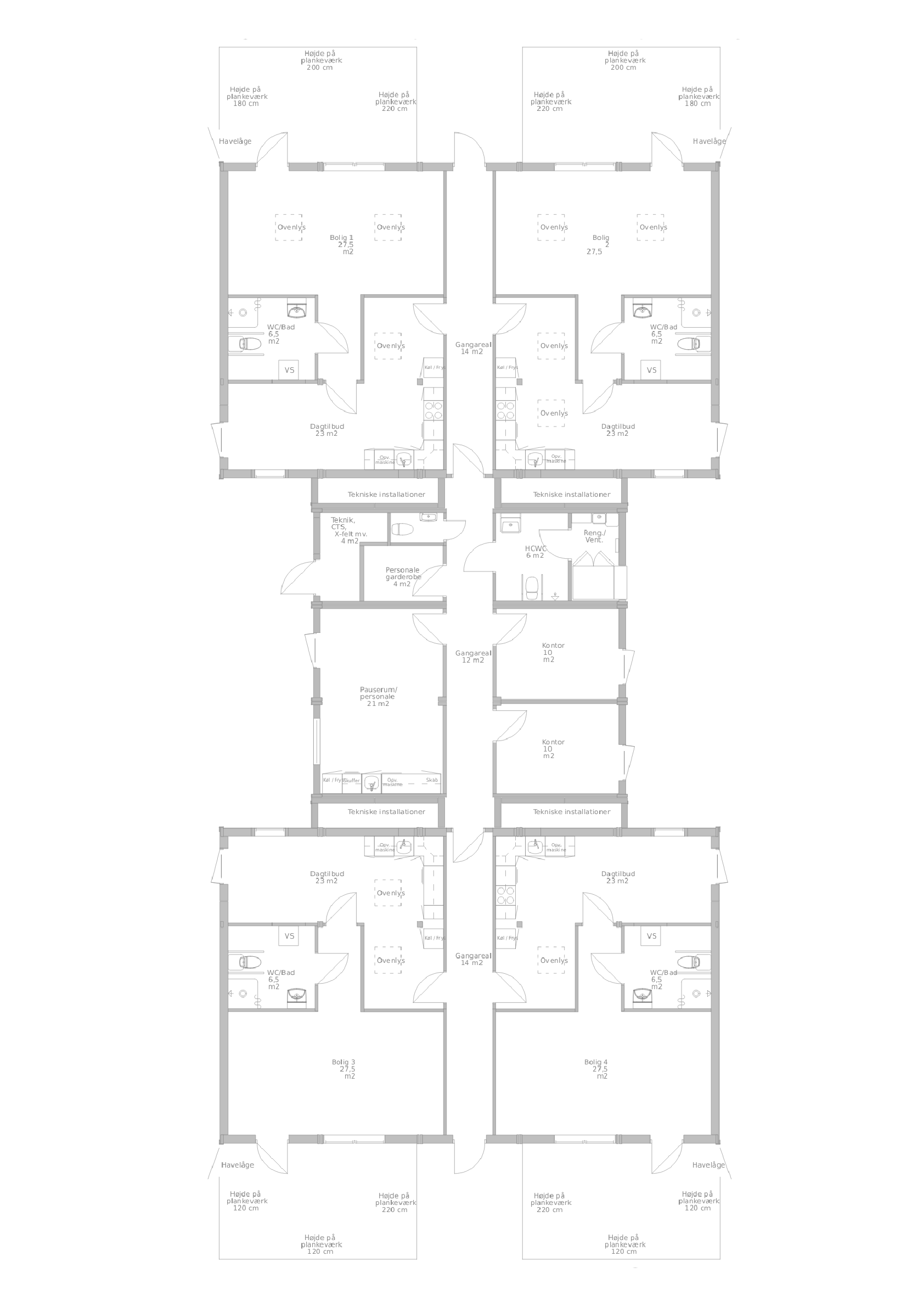 Plantegning Enghusene