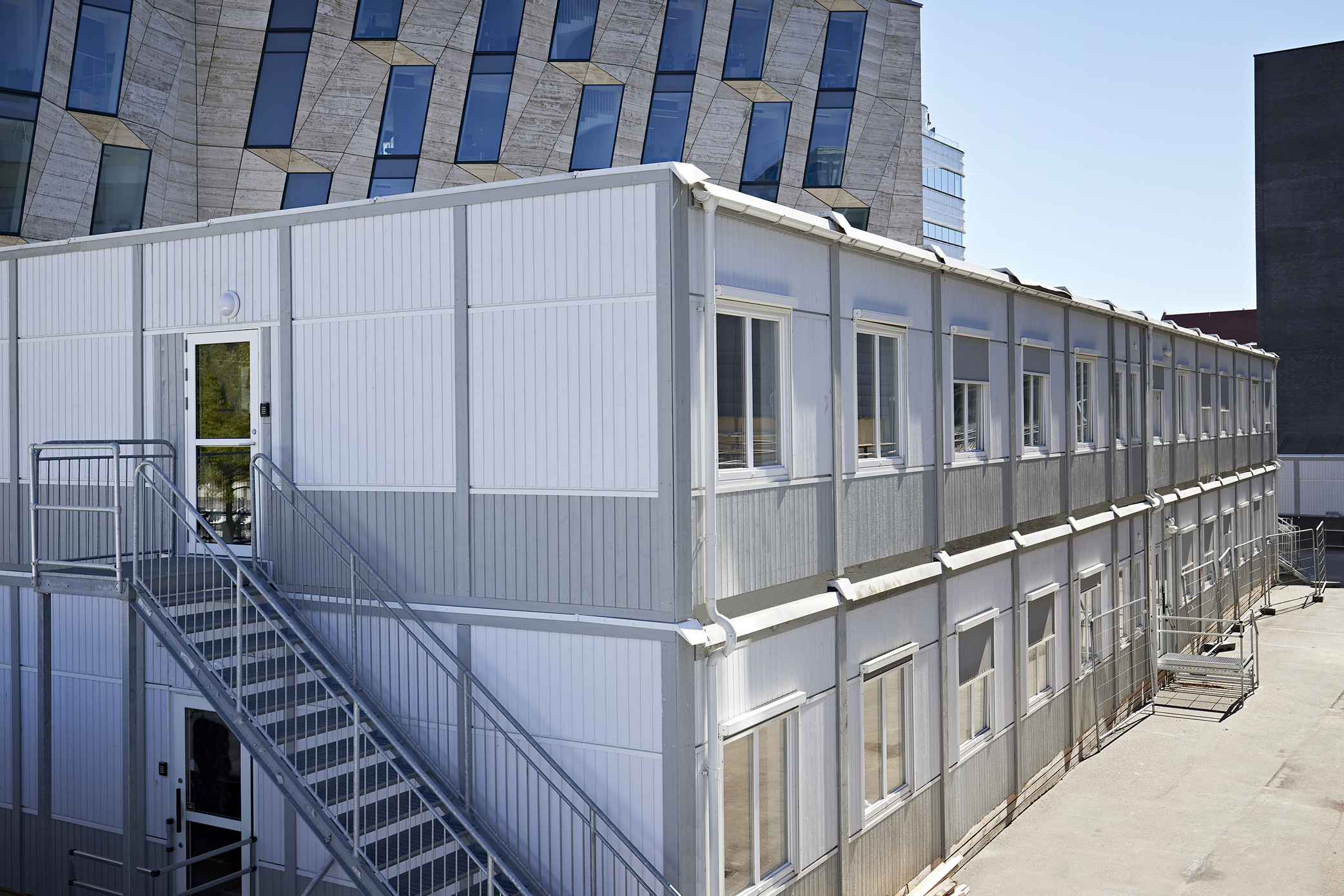 Projektkontormoduler til Pwc