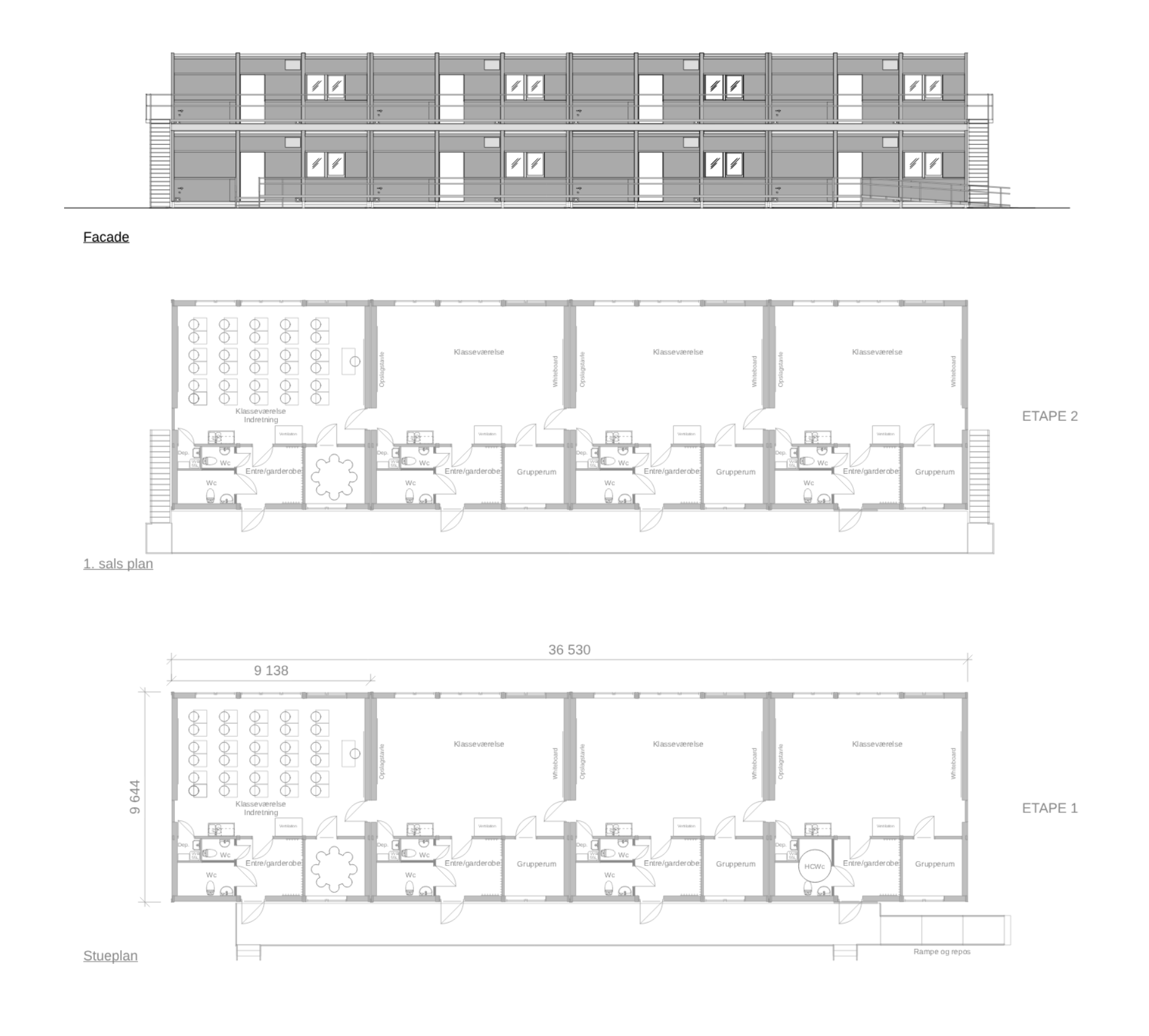 Plantegning Gladsaxe skole
