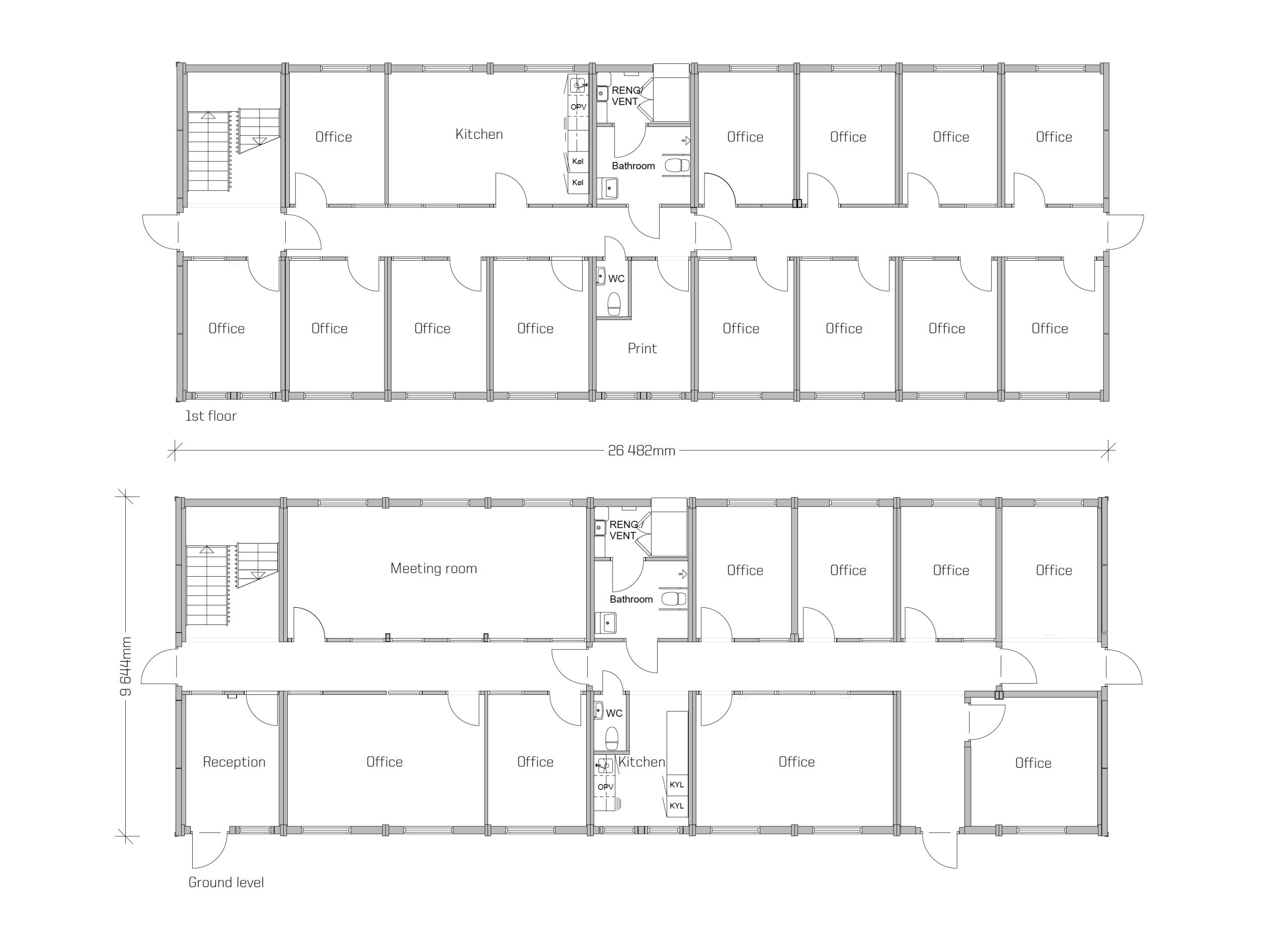 Plantegning Bispebjerg Hospital