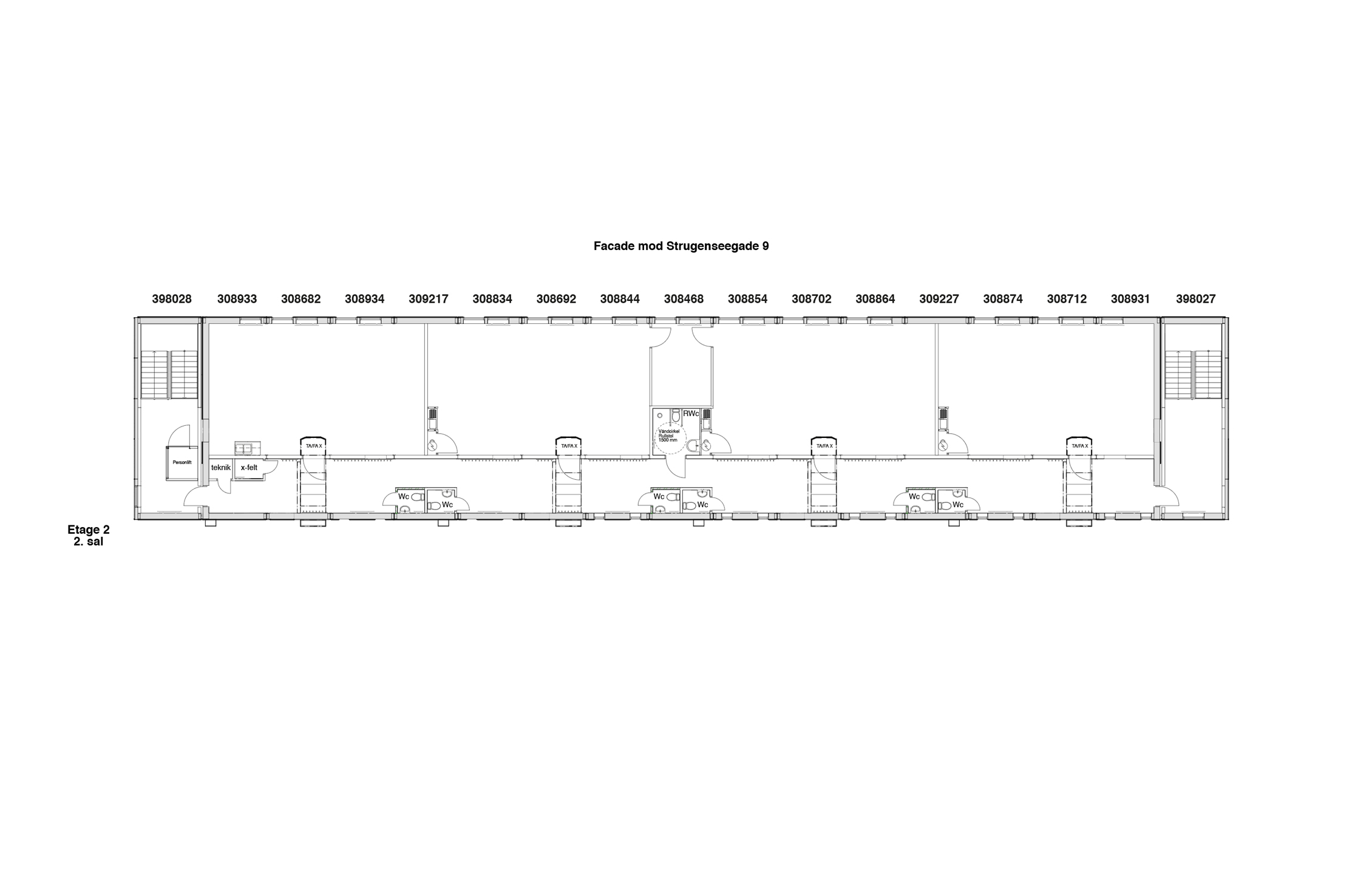 Plantegning Blågård skole