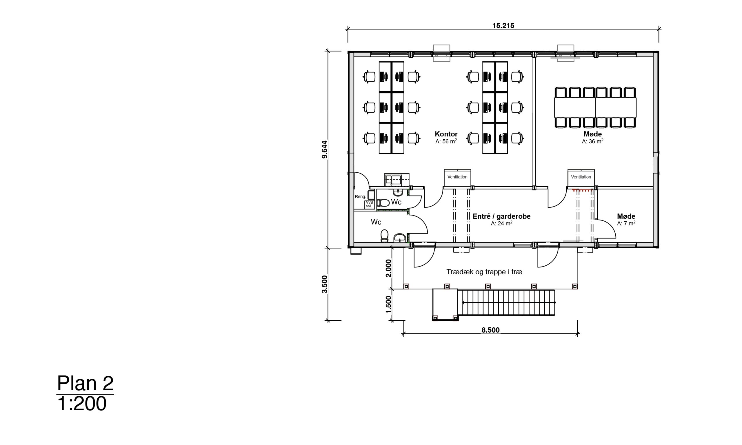 Plantegning Tscherning A/S