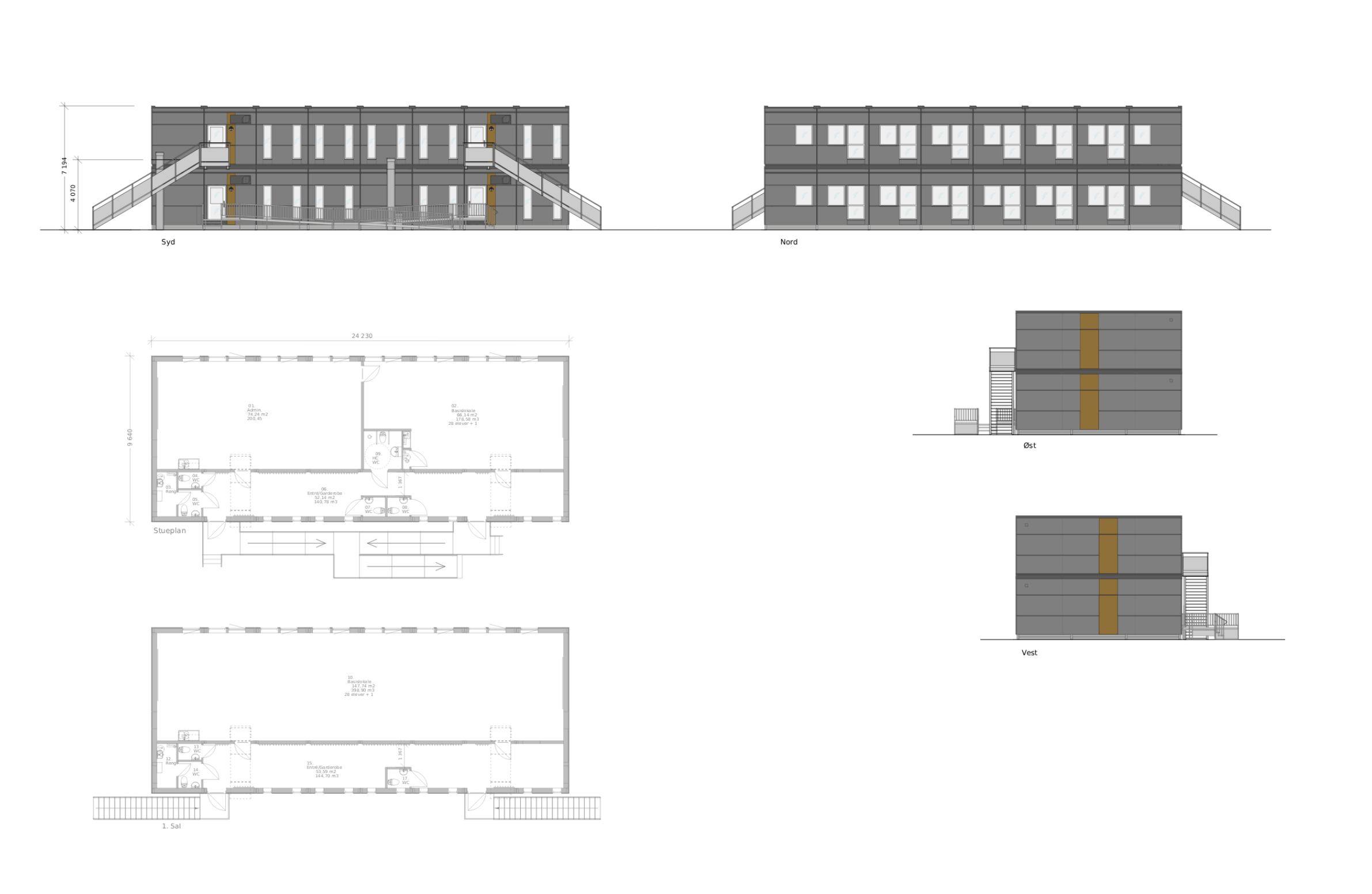 Plantegning Sankt Annæ Gymnasium