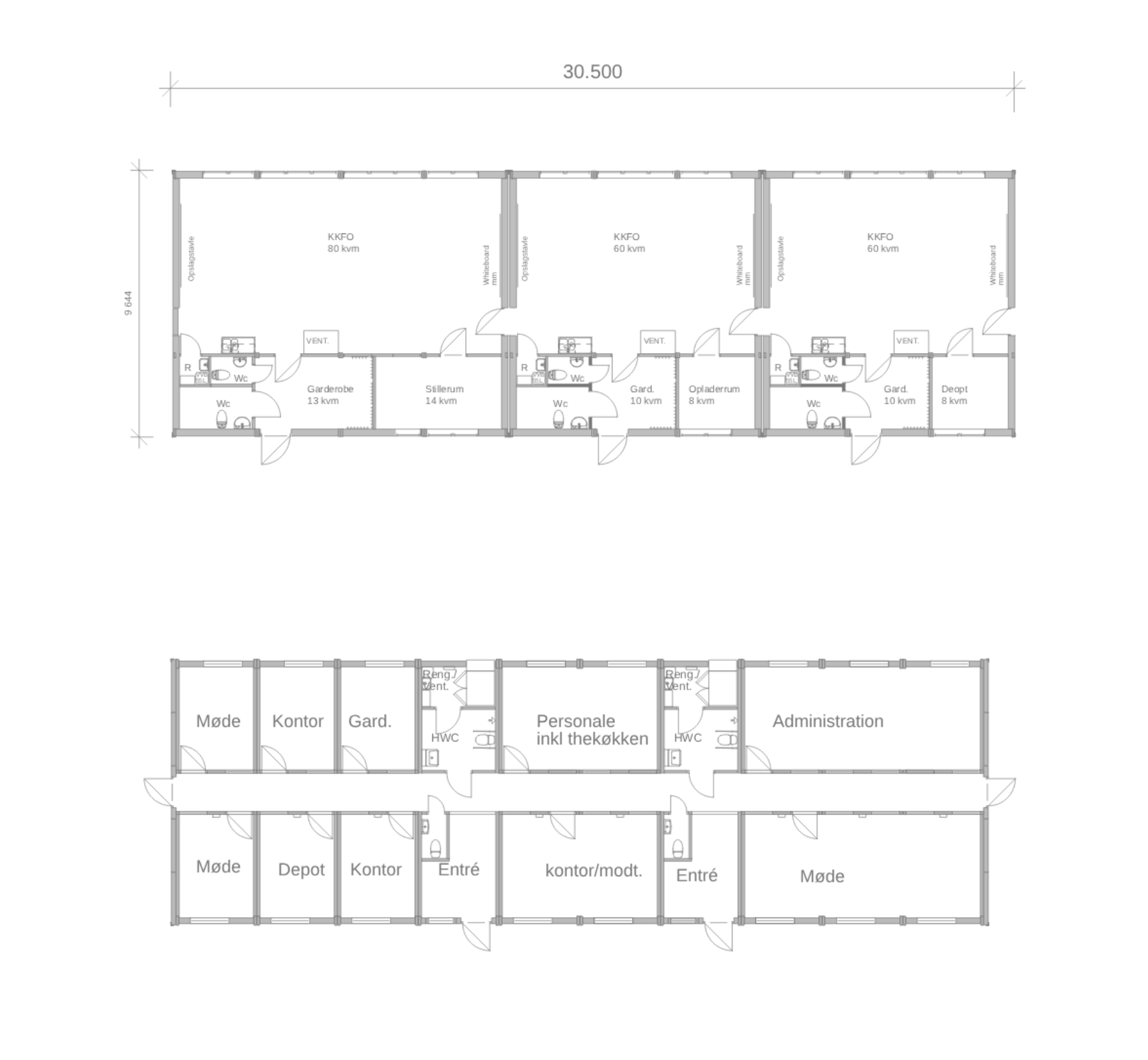 Plantegning Skolen i Sydhavnen