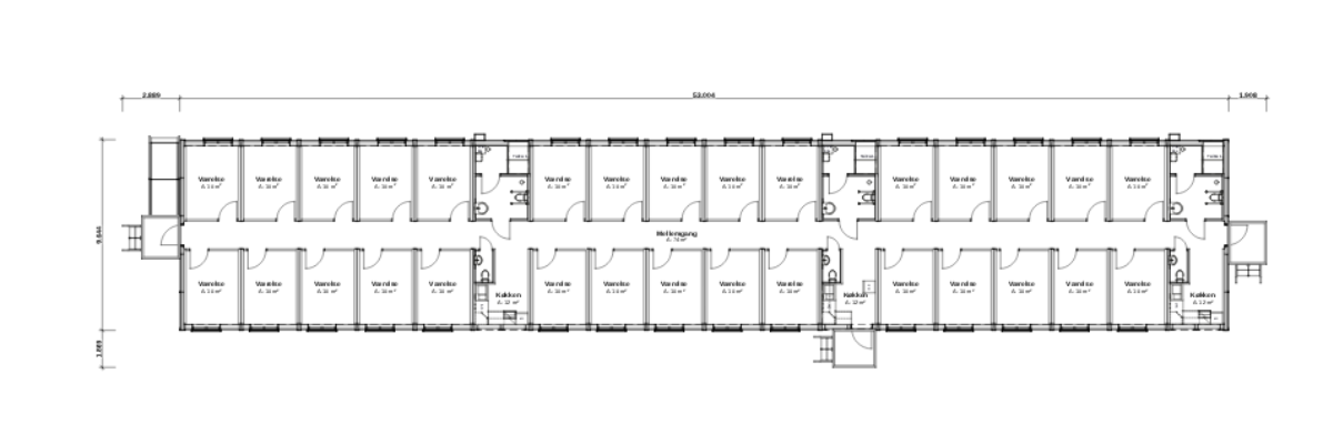 Plantegning Startup housing