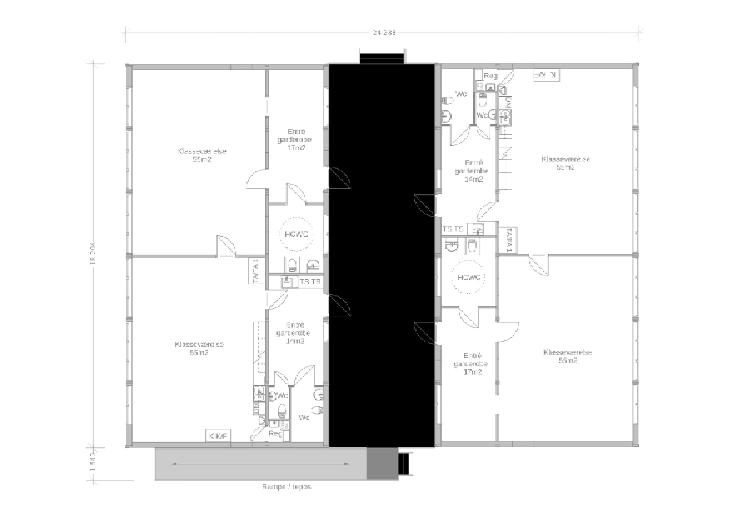 Sundskolen plantegning